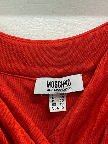 Gorgeous Moschino Dress UK12 Red formal LH002
