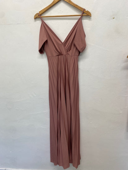Gorgeous ASOS Maxi Dress UK4 Blush pink formal FH004