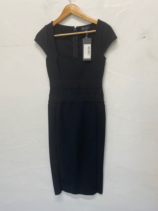 Gorgeous Sosandar Pencil Dress Uk8 Black bandage body sculpture FH004