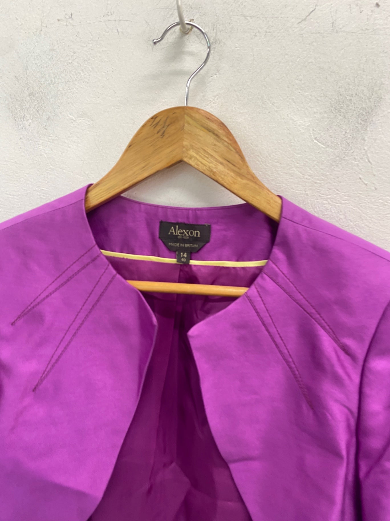 Gorgeous Alexon Bolero UK14 Purple wedding season NR002 