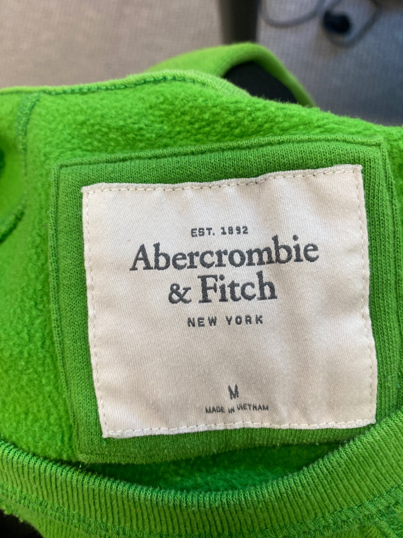 Gorgeous Abercrombie & fitch Sweatshirt UK M Green casual GK002