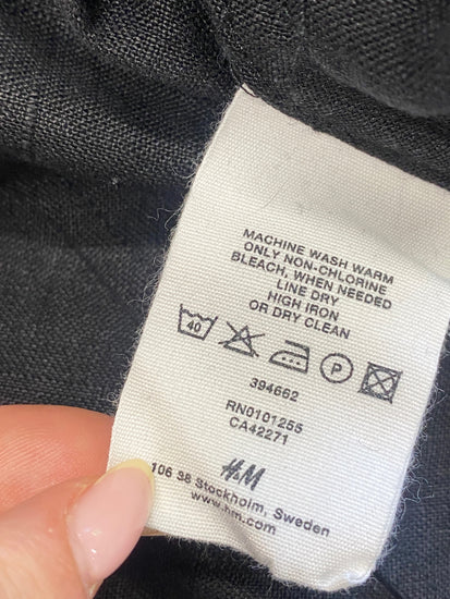 Gorgeous H&M Tank Top UK12 Black sequin MM005