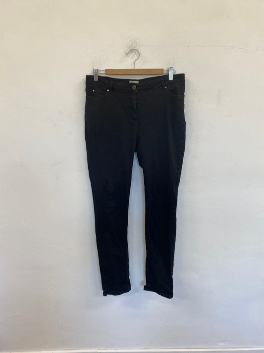 Classic Pure Collection Straight Cut Jeans UK12 Black NR002