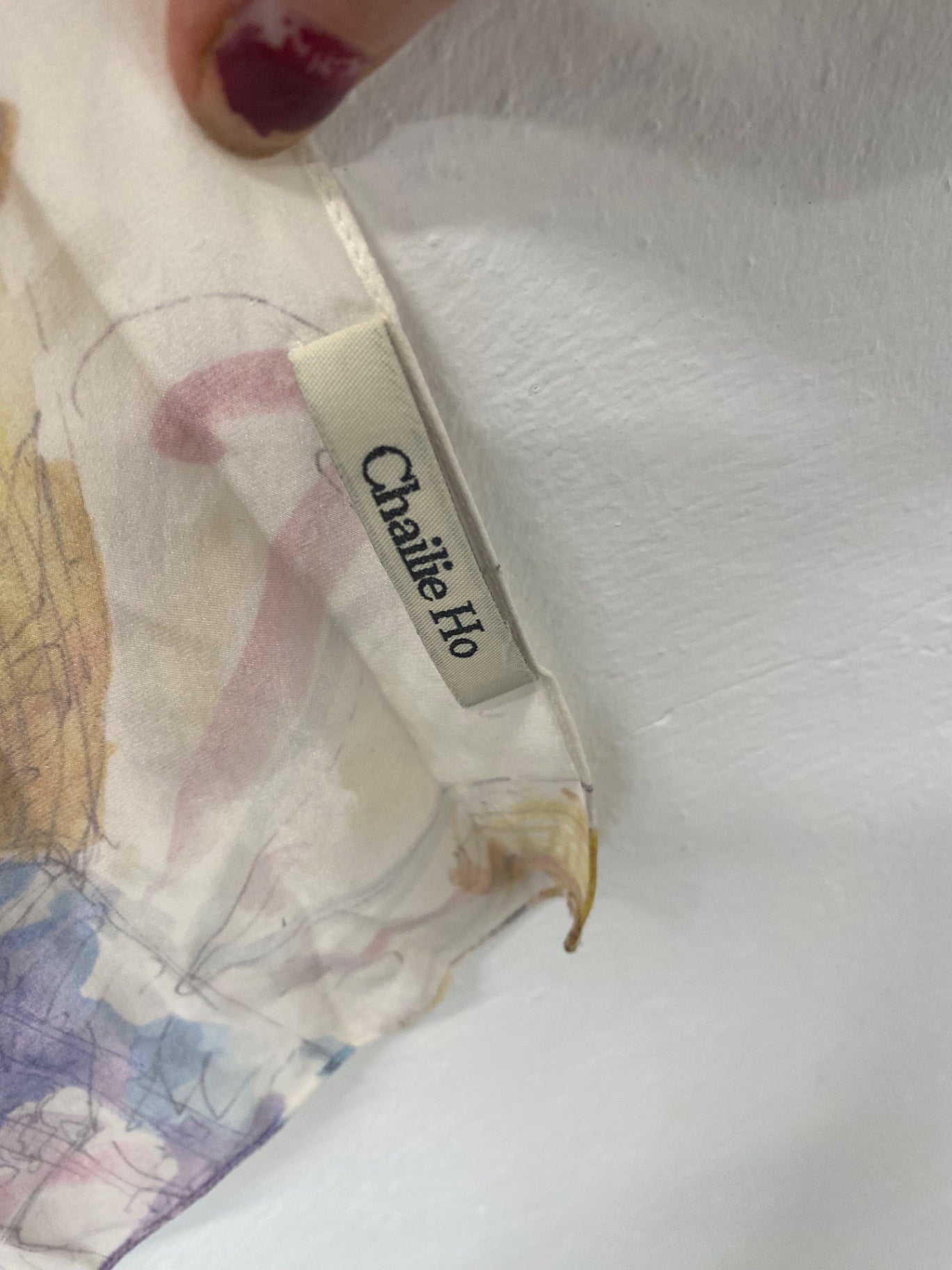 Gorgeous Chailie Ho Scarf One size Multicolored Hong Kong designer NR002