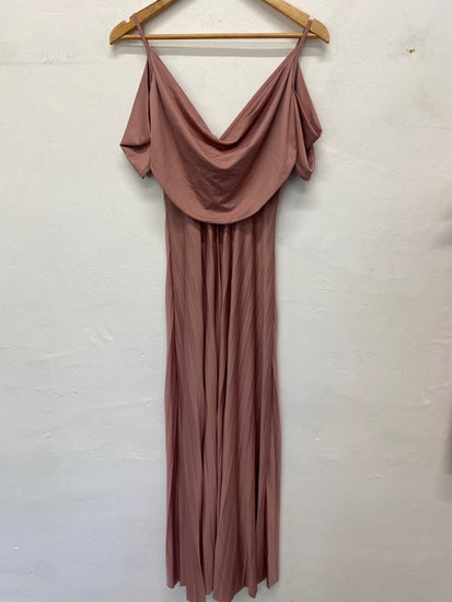 Gorgeous ASOS Maxi Dress UK4 Blush pink formal FH004