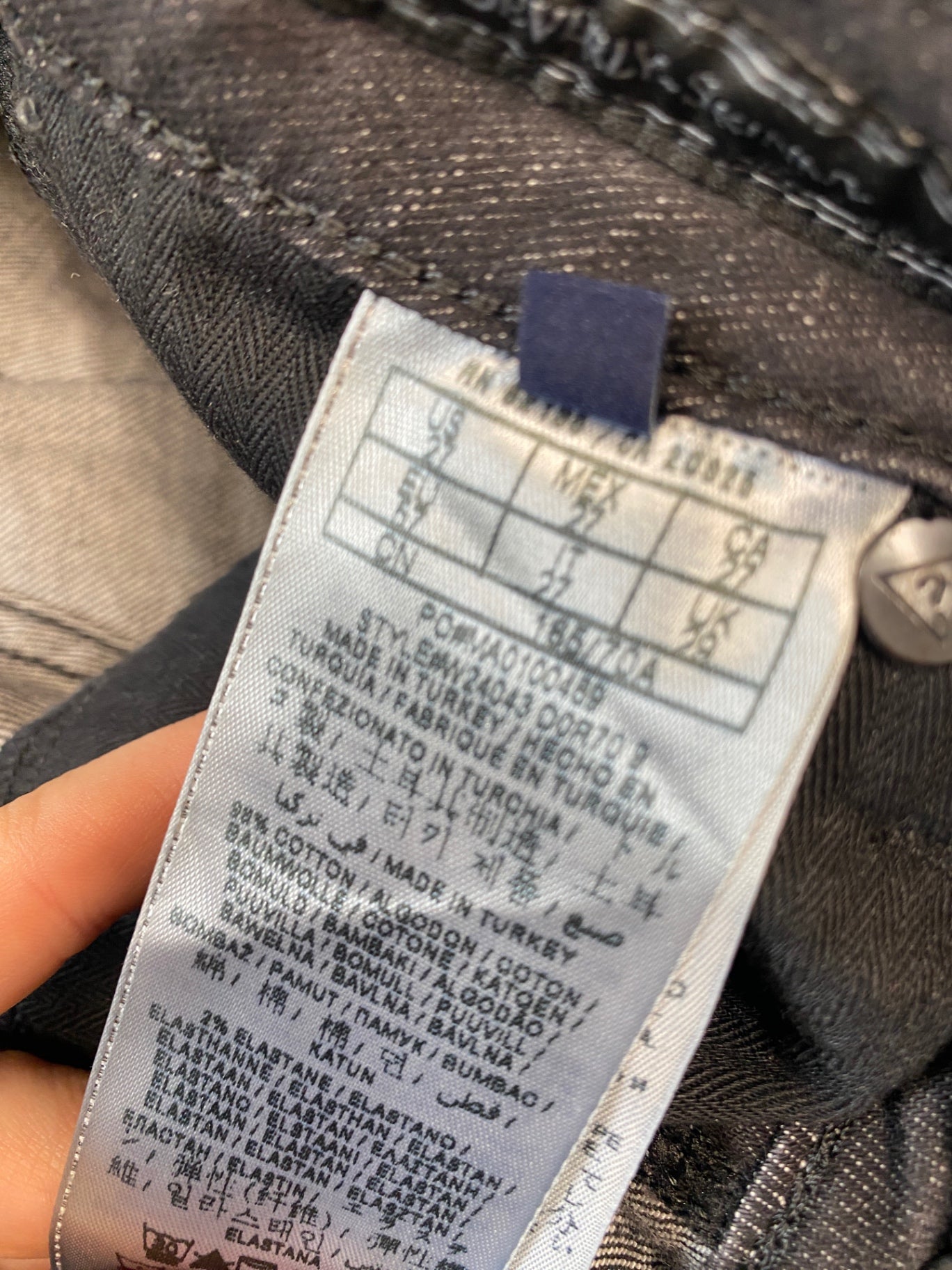 Gorgeous Guess Jacket W29" Silver/black ombré sequin SL002