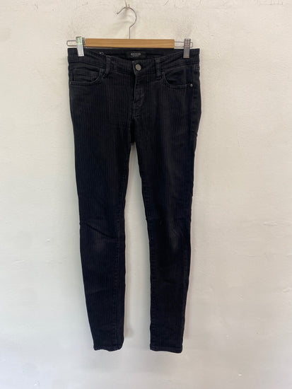 Gorgeous Guess Low W27” Black pinstripe SL002