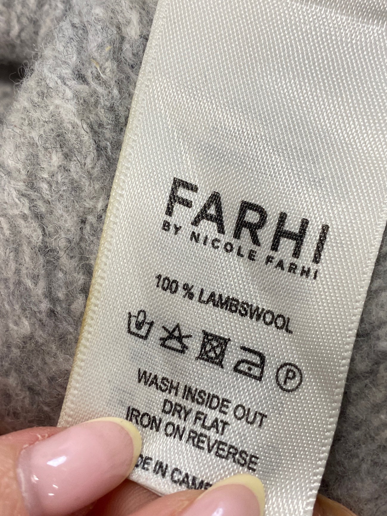 Gorgeous FARHI by Nicole Farhi Sweater UK XL Grey NR002