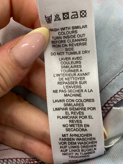 Gorgeous ASOS Blouse UK8 Burgundy floral maternity SL002