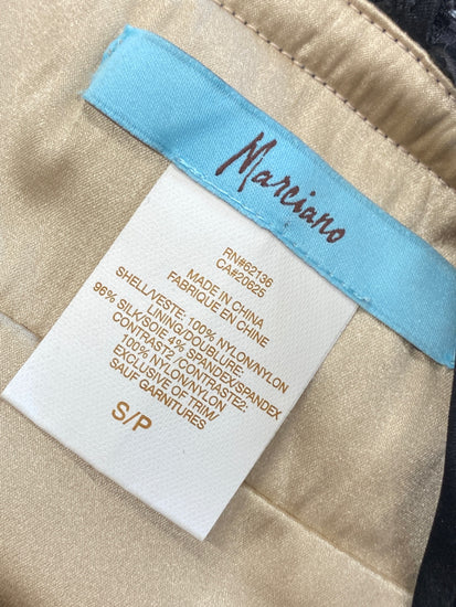 Gorgeous Guess by marciano Dress UK S Beige and Black sexy SL002