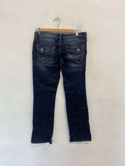 Gorgeous GUESS Jeans W26" Blue low rise cropped SL002