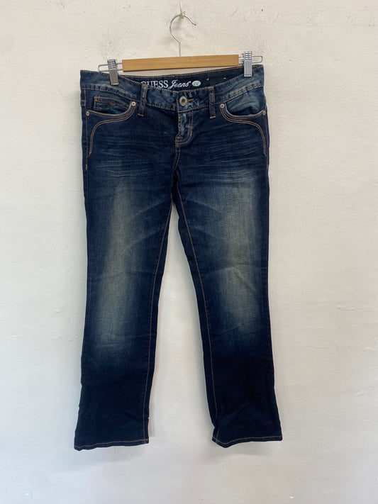 Gorgeous GUESS Jeans W26" Blue low rise cropped SL002