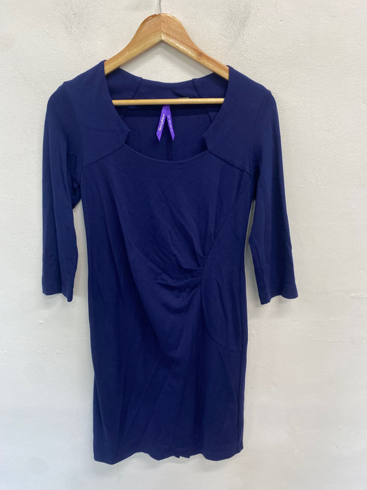 Gorgeous Seraphine Dress UK8 Blue maternity casual SL002