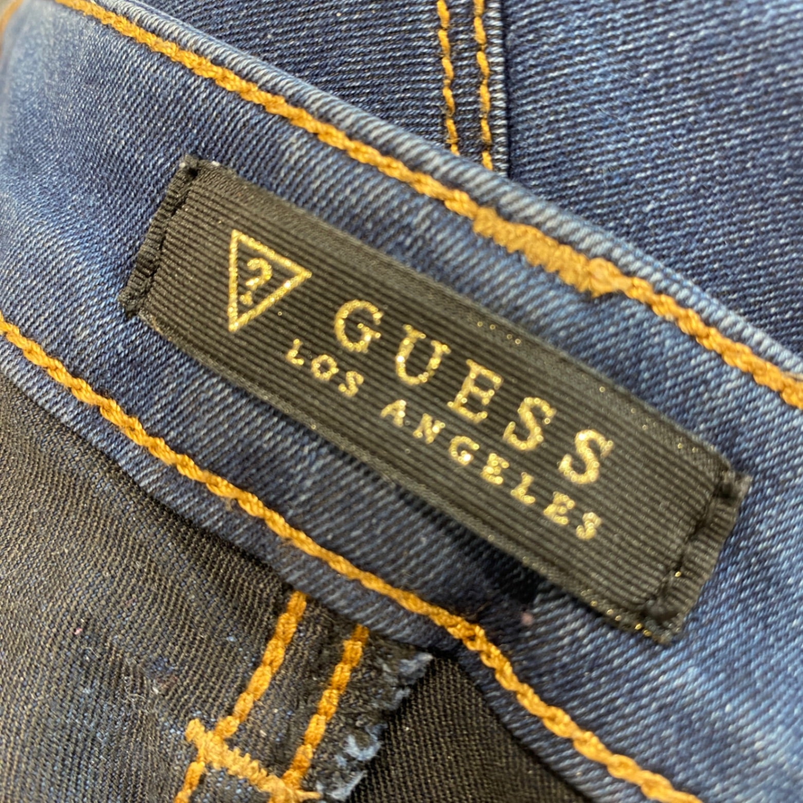 Gorgeous Guess Jeans UK6 Dark blue skinny ultra low SL002