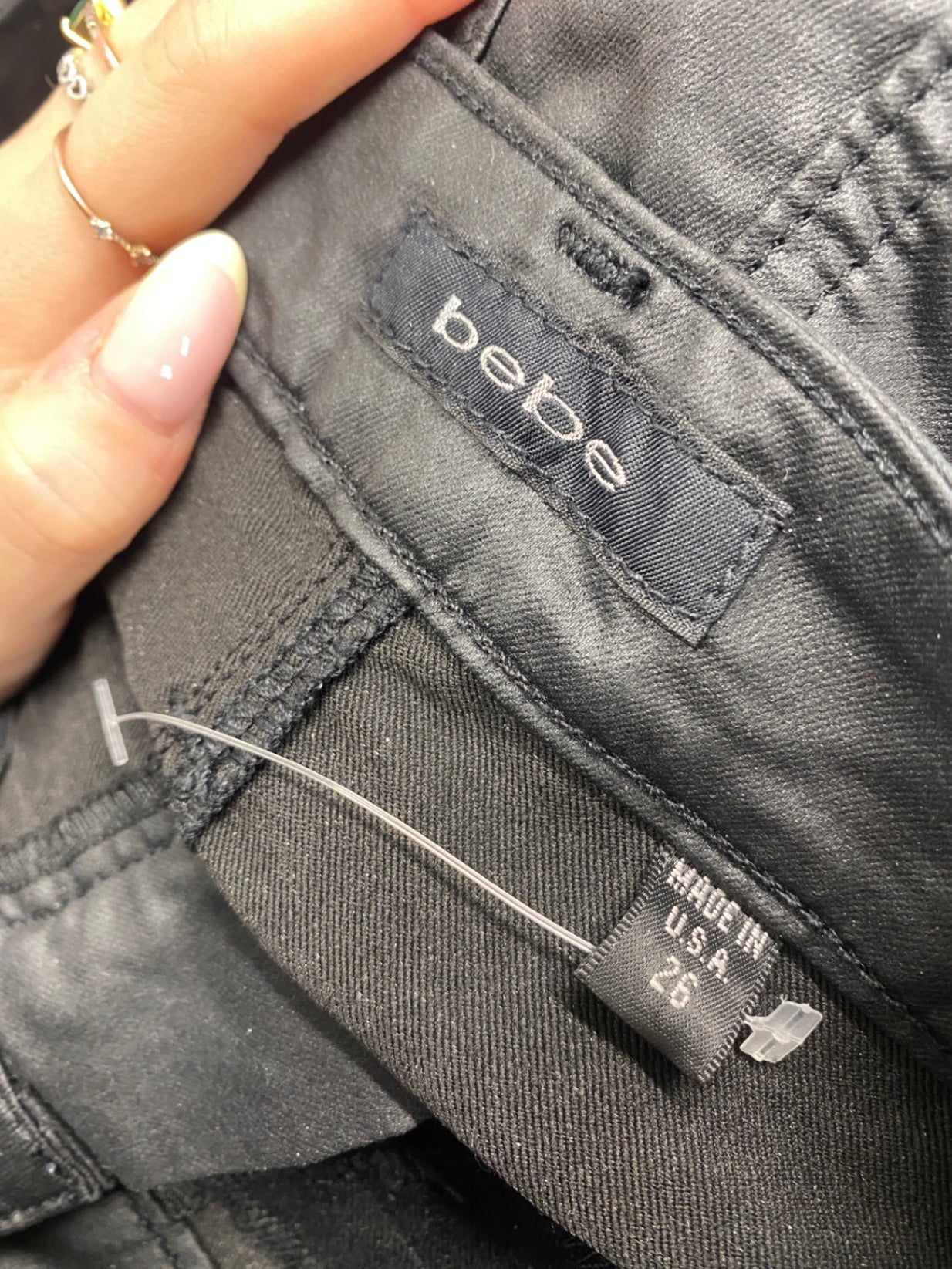 Gorgeous bebe Low rise Jeans W26" Black SL002