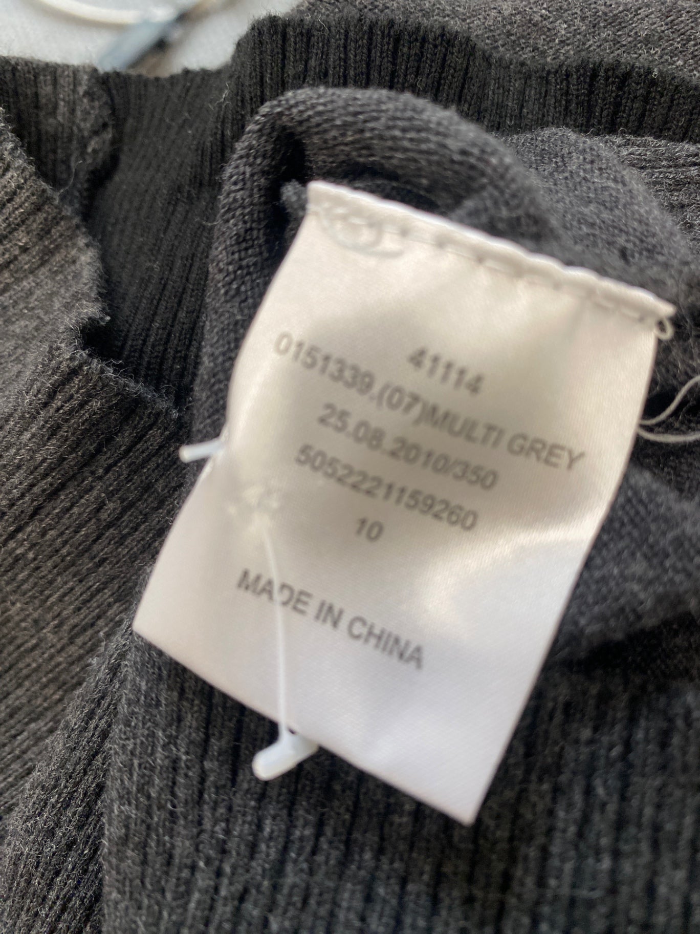 Gorgeous Jane norman Jumper dress UK10 Grey black SL002