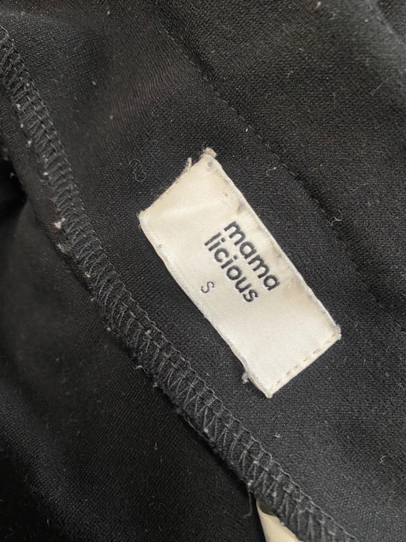 Gorgeous Mamalicious Leggings UK S Black maternity SL002