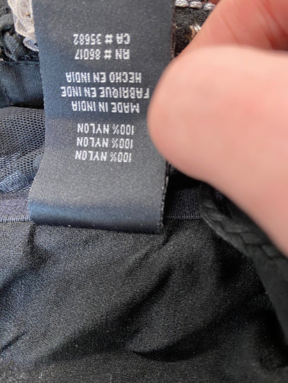 Gorgeous Bebe Corset UK M Black & White wired embellished SL002