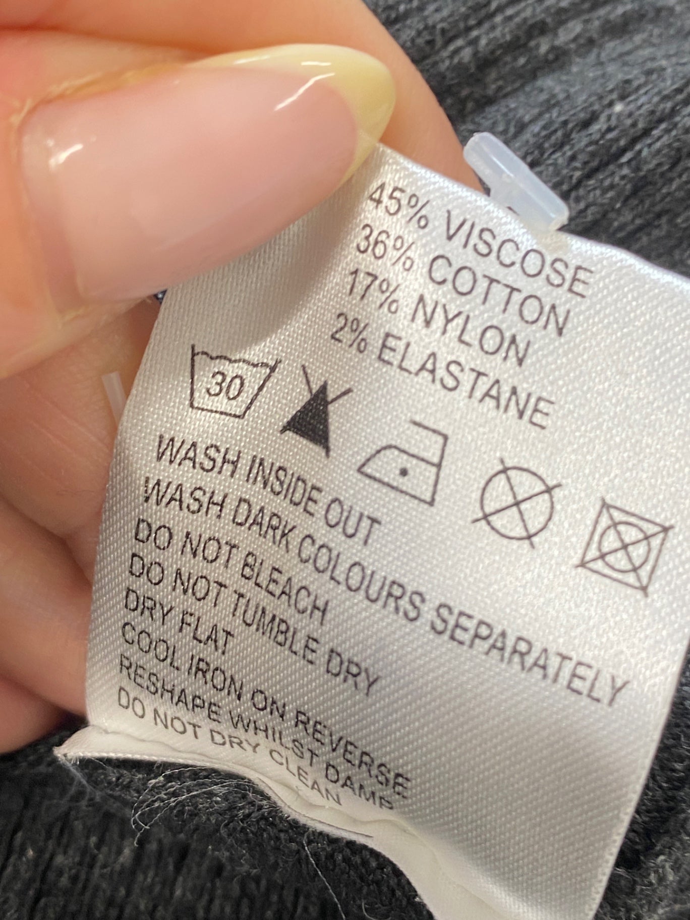 Gorgeous Jane norman Jumper dress UK10 Grey black SL002