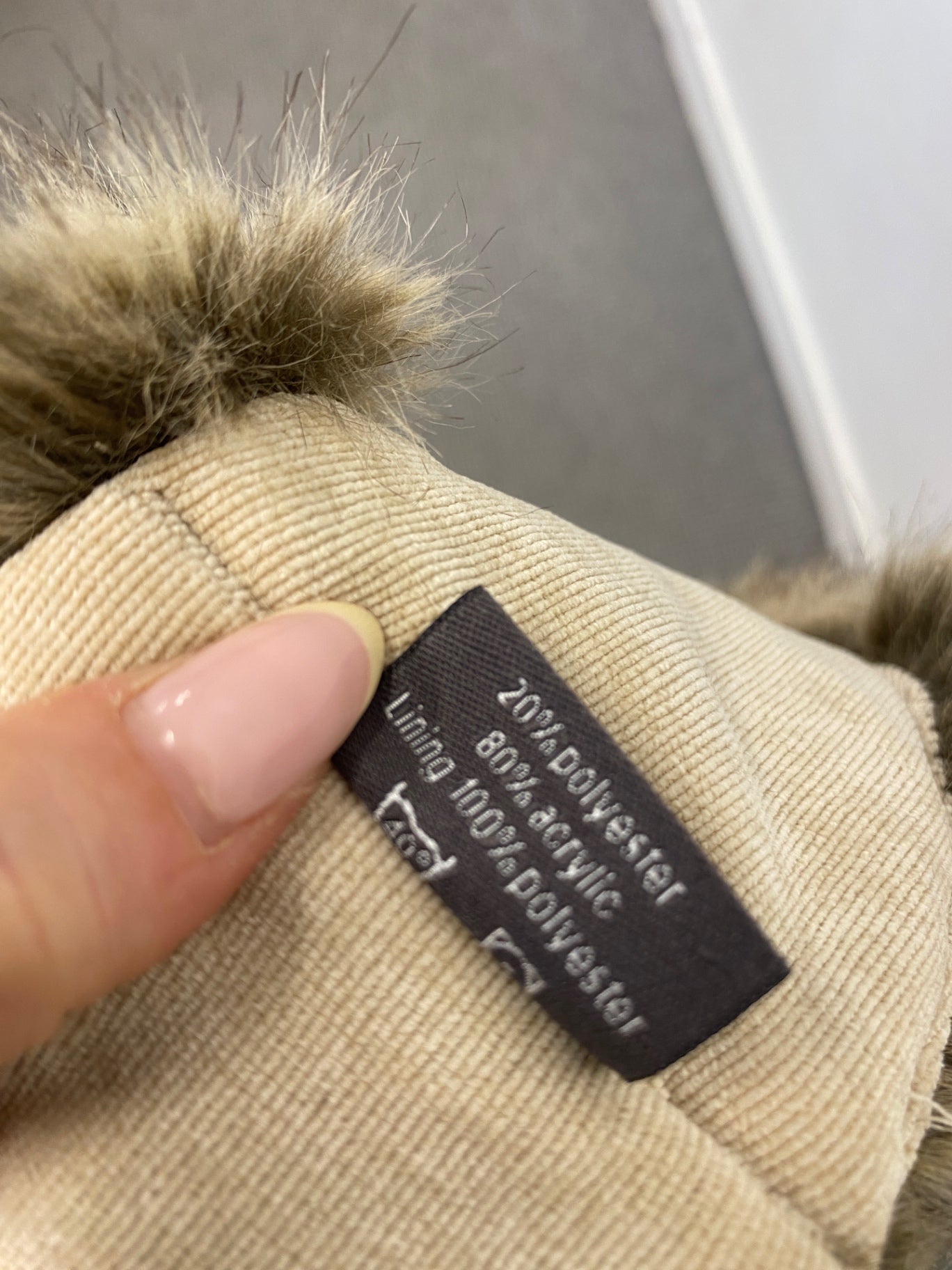 Gorgeous Helen moore Faux Fur Collar One Size Brown NR002