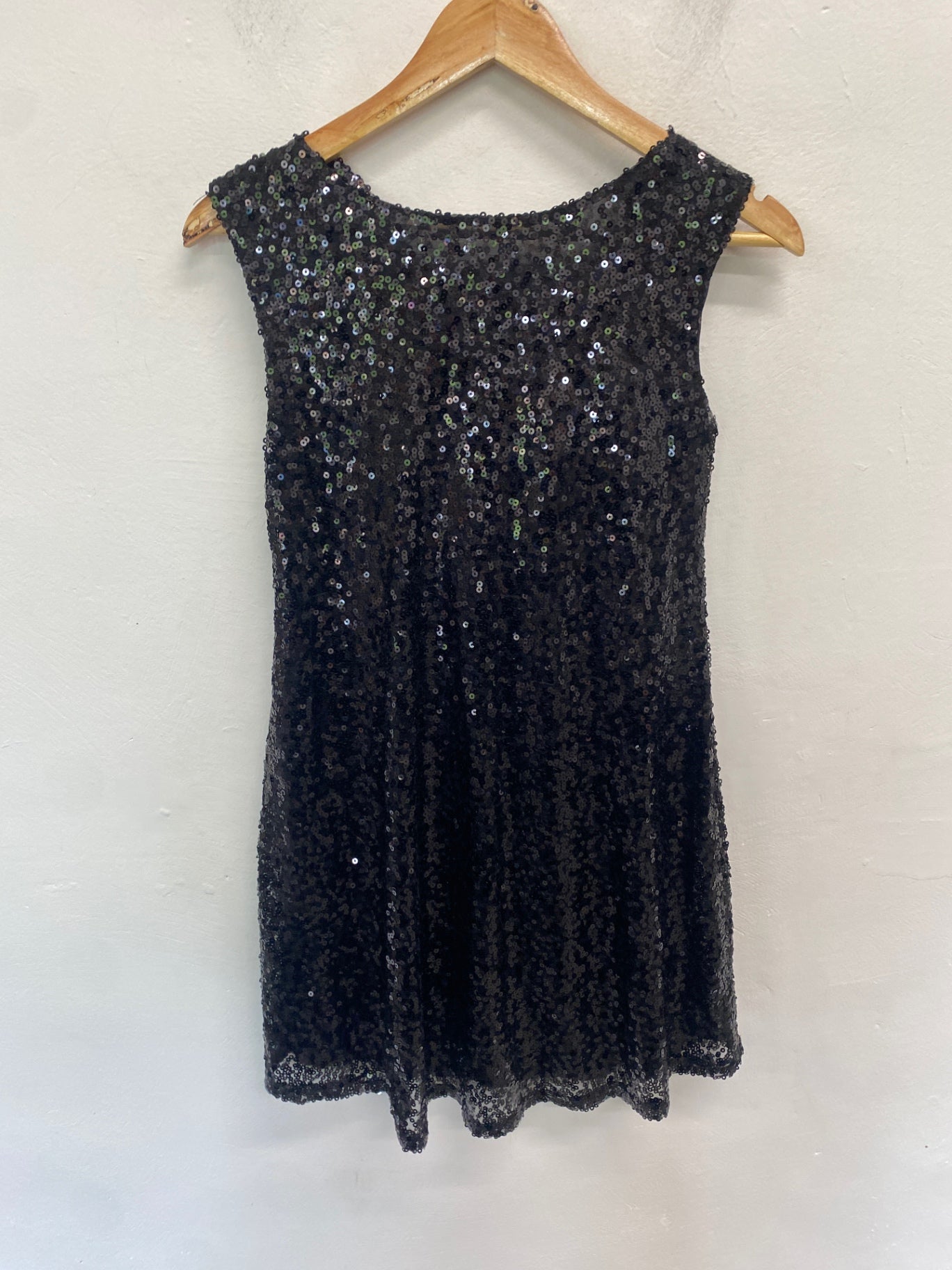 Gorgeous Rock a bye Rosie Dress UK8 Black Sequin SL002
