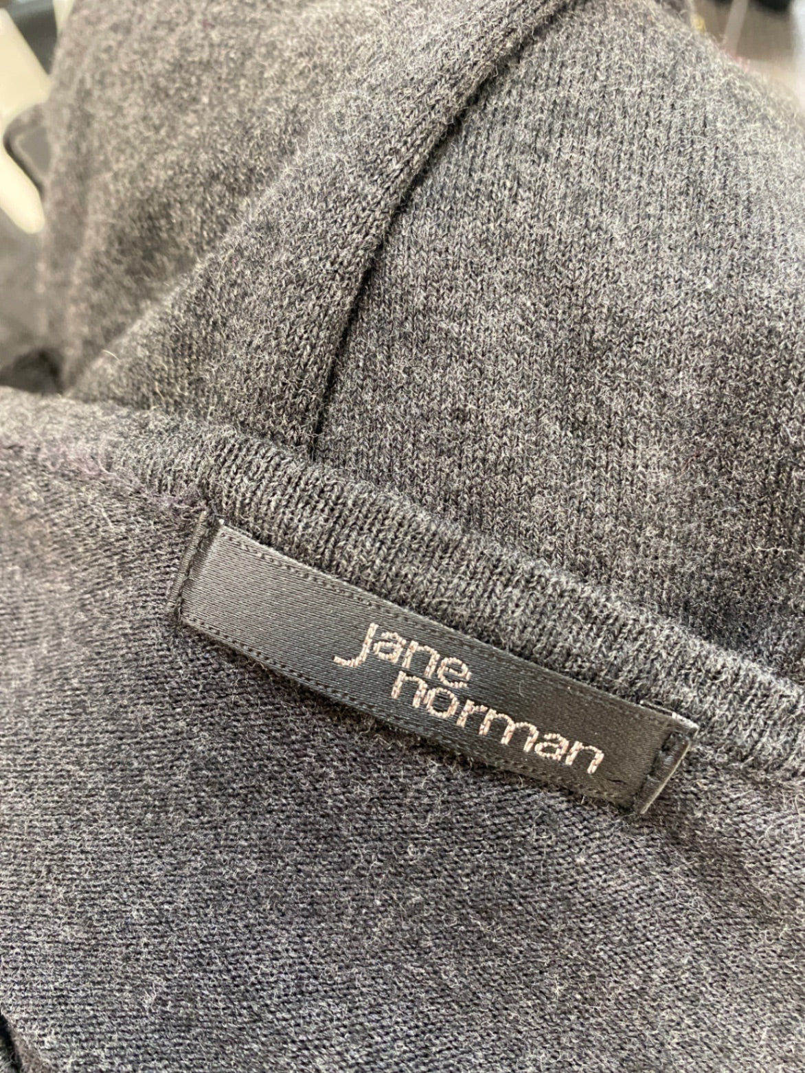 Gorgeous Jane norman Jumper dress UK10 Grey black SL002