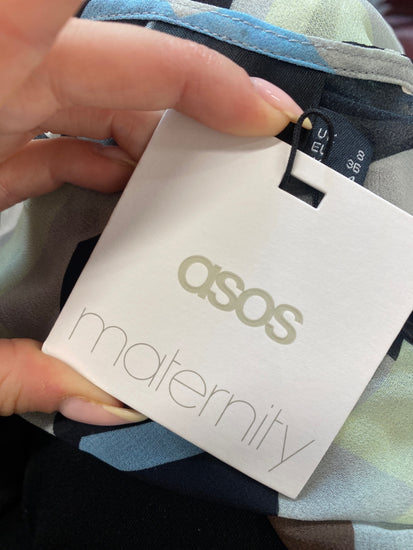 Gorgeous ASOS Blouse UK8 Multicolored geometrical SL002