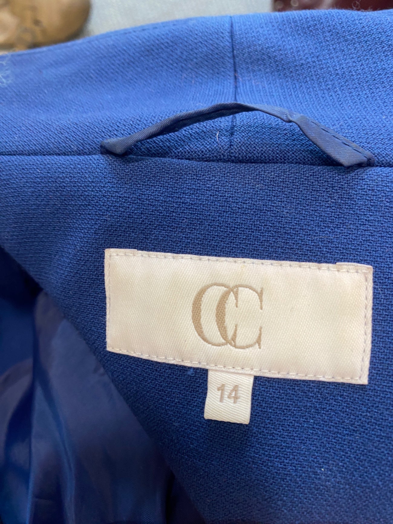 Gorgeous Country casuals Coat UK14 Blue dress jacket NR002