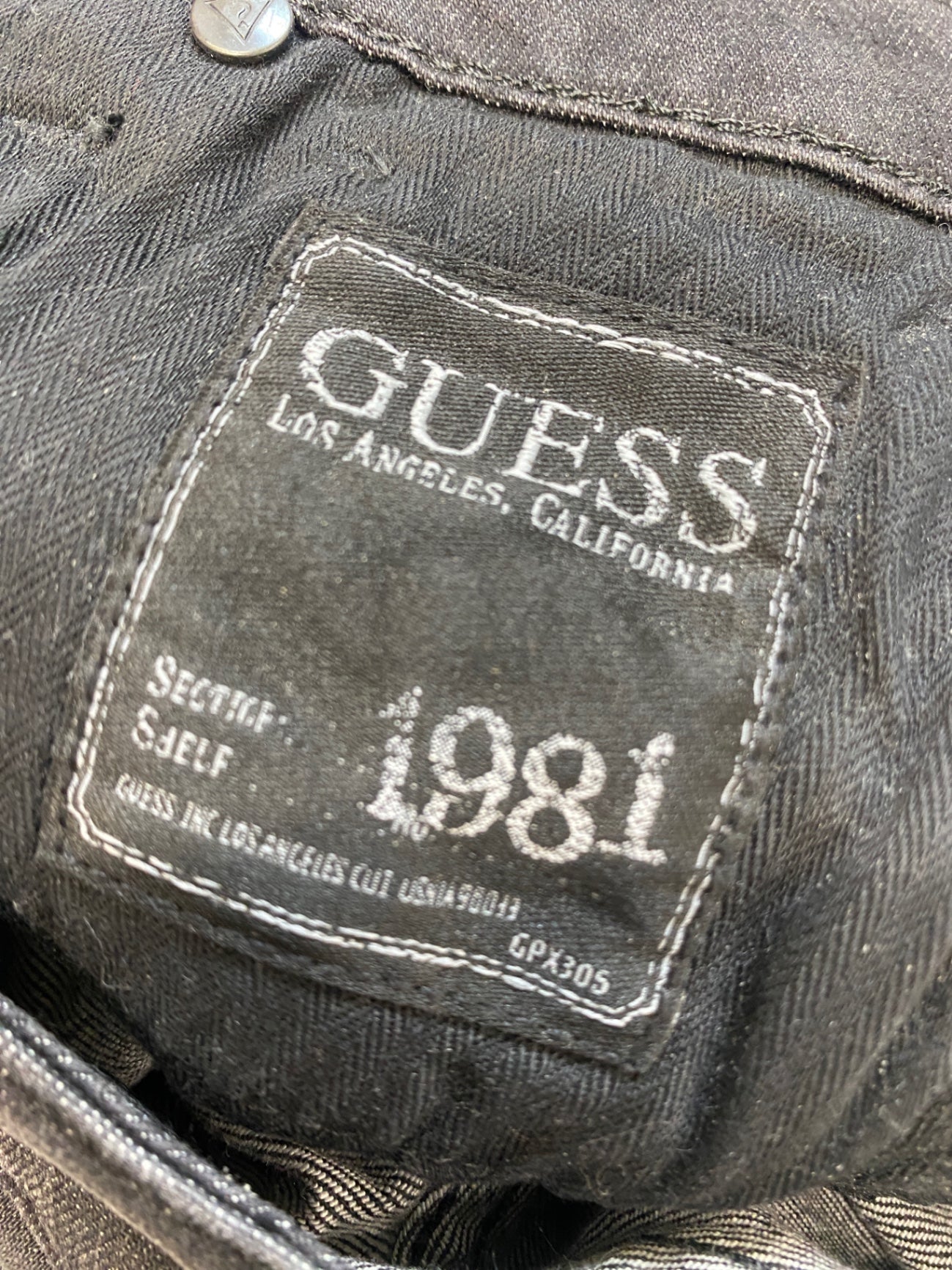 Gorgeous Guess Jacket W29" Silver/black ombré sequin SL002