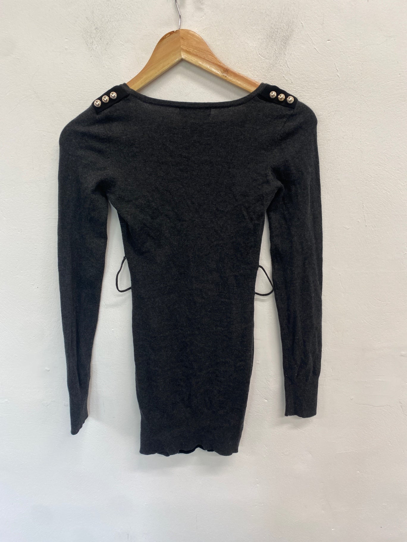 Gorgeous Jane norman Jumper dress UK10 Grey black SL002