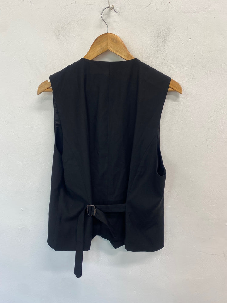  Izacu flocc Waistcoat UK L black formal NR002