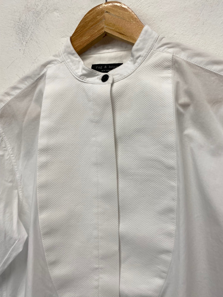 Gorgeous Rag and Bone dress shirt Dress XXS White Tunic top LB006