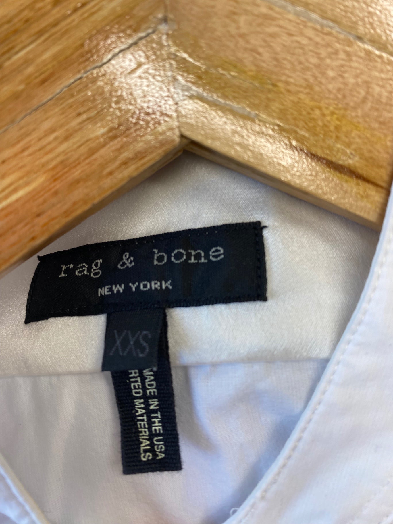 Gorgeous Rag and Bone dress shirt Dress XXS White Tunic top LB006