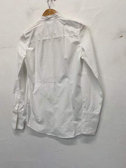 Gorgeous Thomas Mason for J Crew Dress Shirt Size 2 White LB006