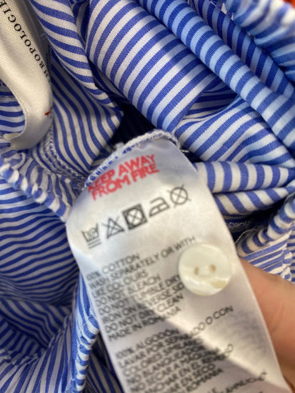 Gorgeous Anthropologie Pajama shorts UKS Blue & White Stripes LB006