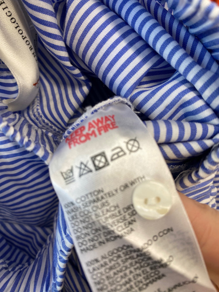 Gorgeous Anthropologie Pajama shorts UKS Blue & White Stripes LB006