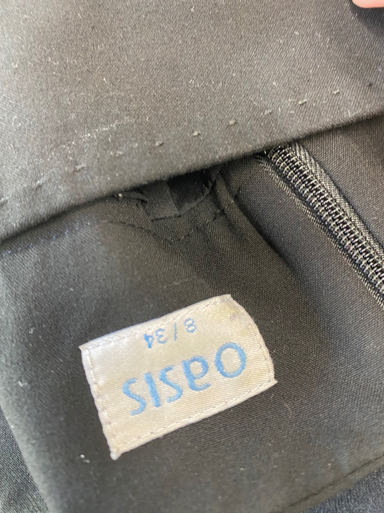 Gorgeous duo of Oasis Pencil Skirt Uk8 Black & Brown work skirts #9 SL002