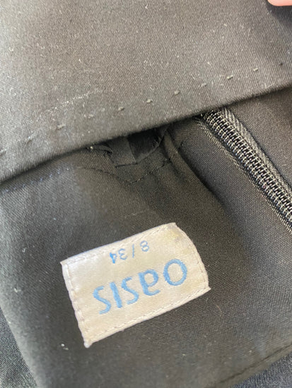 Gorgeous duo of Oasis Pencil Skirt Uk8 Black & Brown work skirts #9 SL002