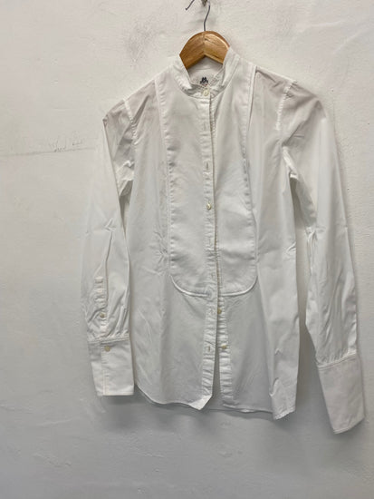 Gorgeous Thomas Mason for J Crew Dress Shirt Size 2 White LB006
