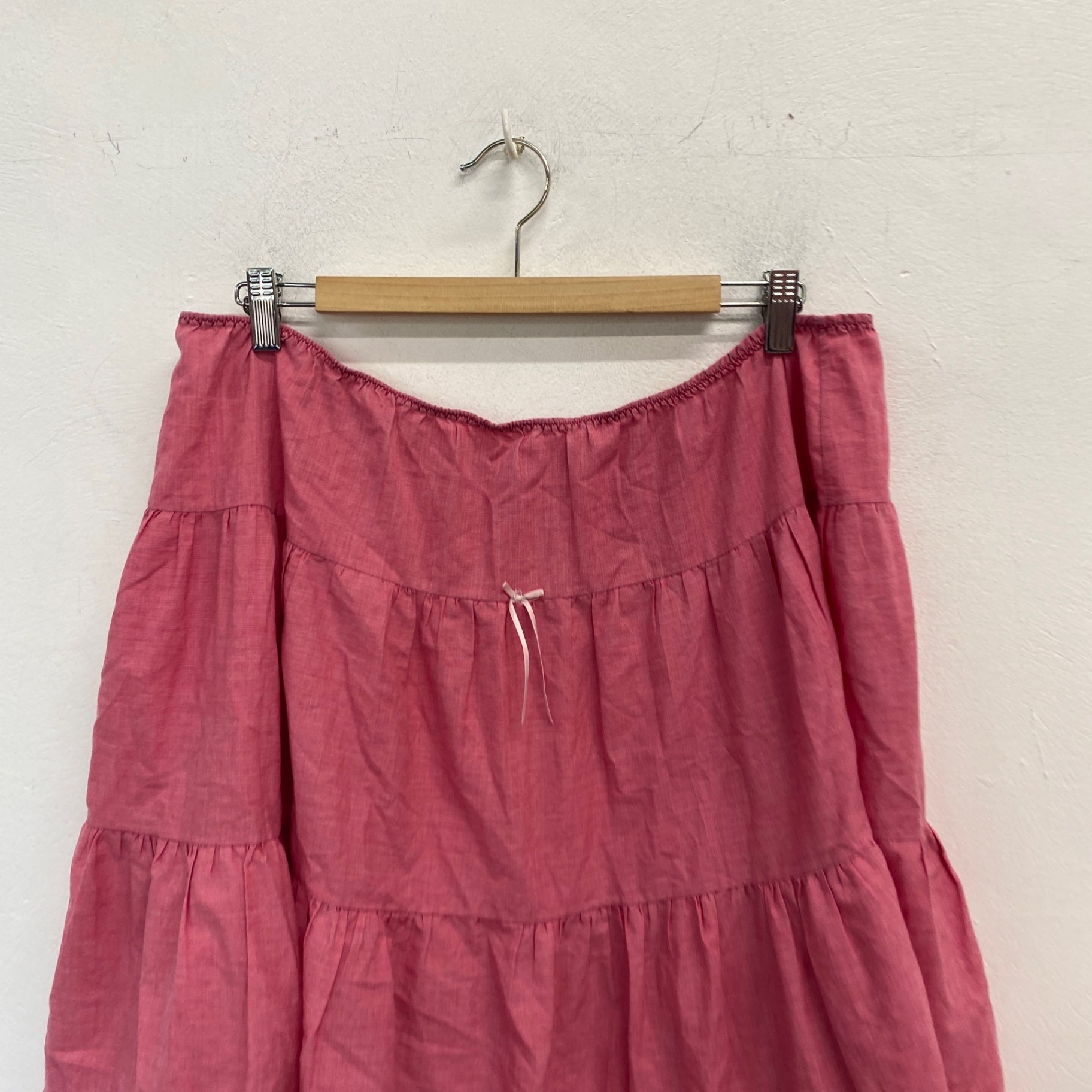 Gorgeous Handmade vintage Skirt W36" Pink NR002