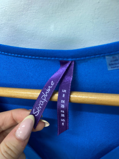 Gorgeous duo Seraphine Maternity Dresses UK8 Blue SL002 #6