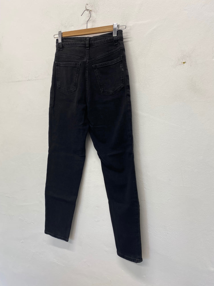 Gorgeous Mango newMum Jeans UK4 Black LB006