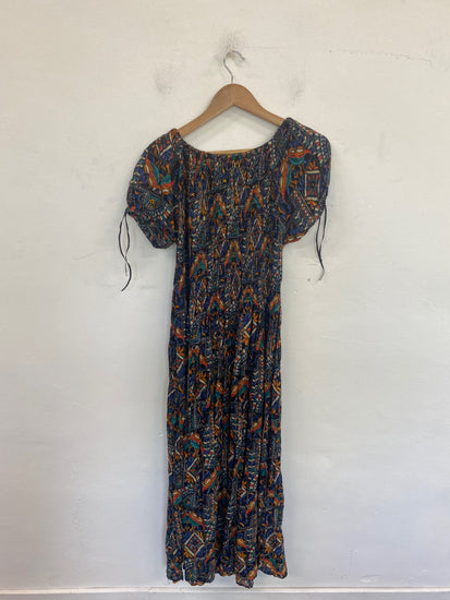 Gorgeous Kashvi Maxi Dress UK12 Multicolor NR002