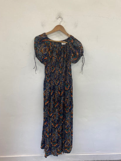 Gorgeous Kashvi Maxi Dress UK12 Multicolor NR002