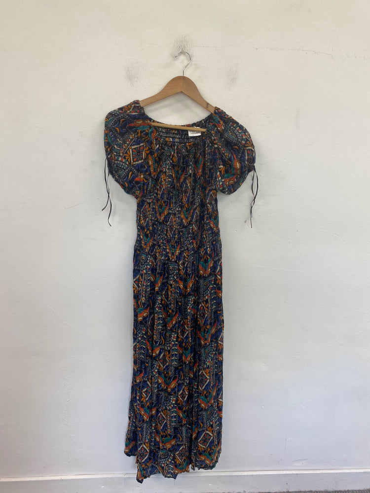 Gorgeous Kashvi Maxi Dress UK12 Multicolor NR002