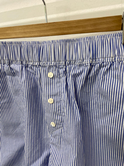 Gorgeous Anthropologie Pajama shorts UKS Blue & White Stripes LB006