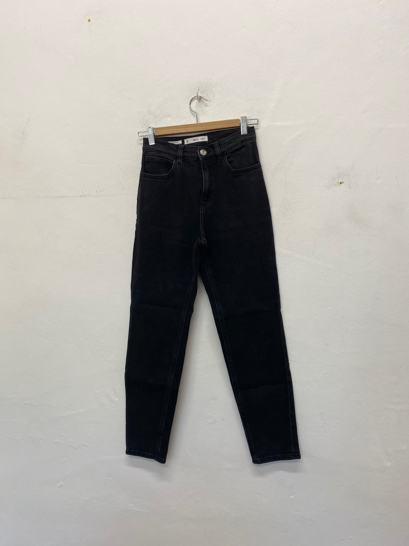 Gorgeous Mango newMum Jeans UK4 Black LB006