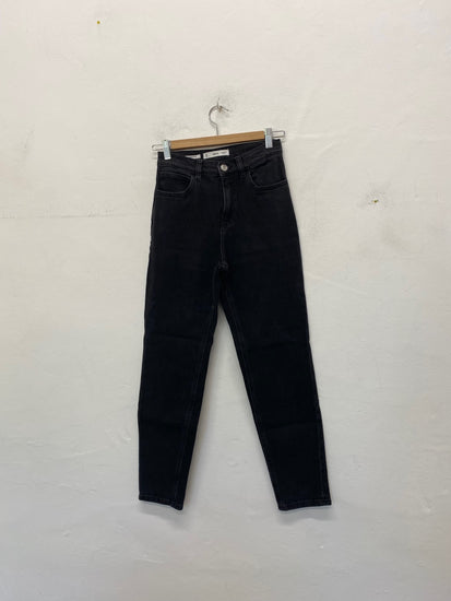 Gorgeous Mango newMum Jeans UK4 Black LB006