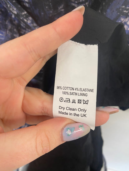 Gorgeous Bombshell by Katya Wildman Midi Dress UK14 Navy NR002