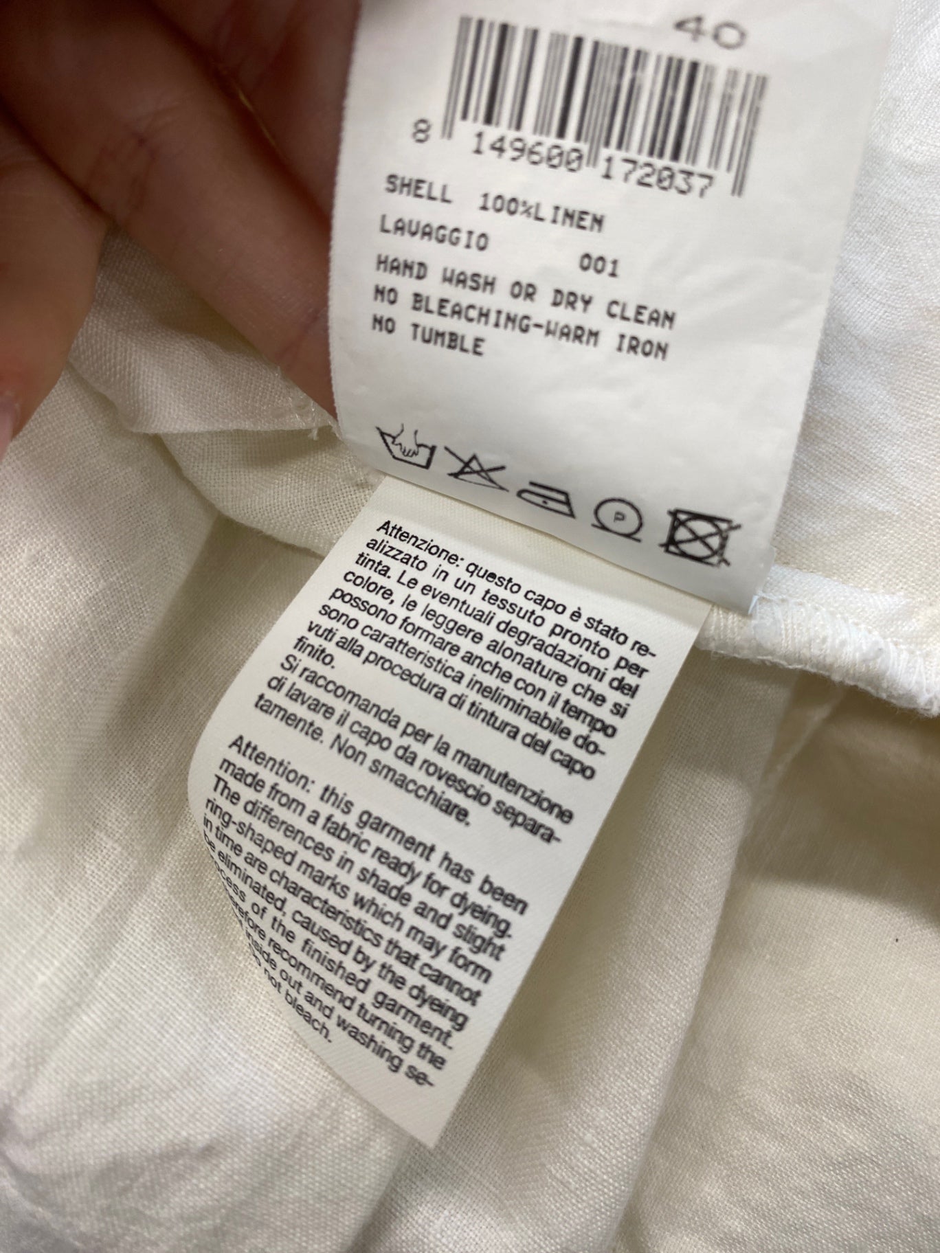 Gorgeous Emporio armani Skirt UK12 Cream midi LB006